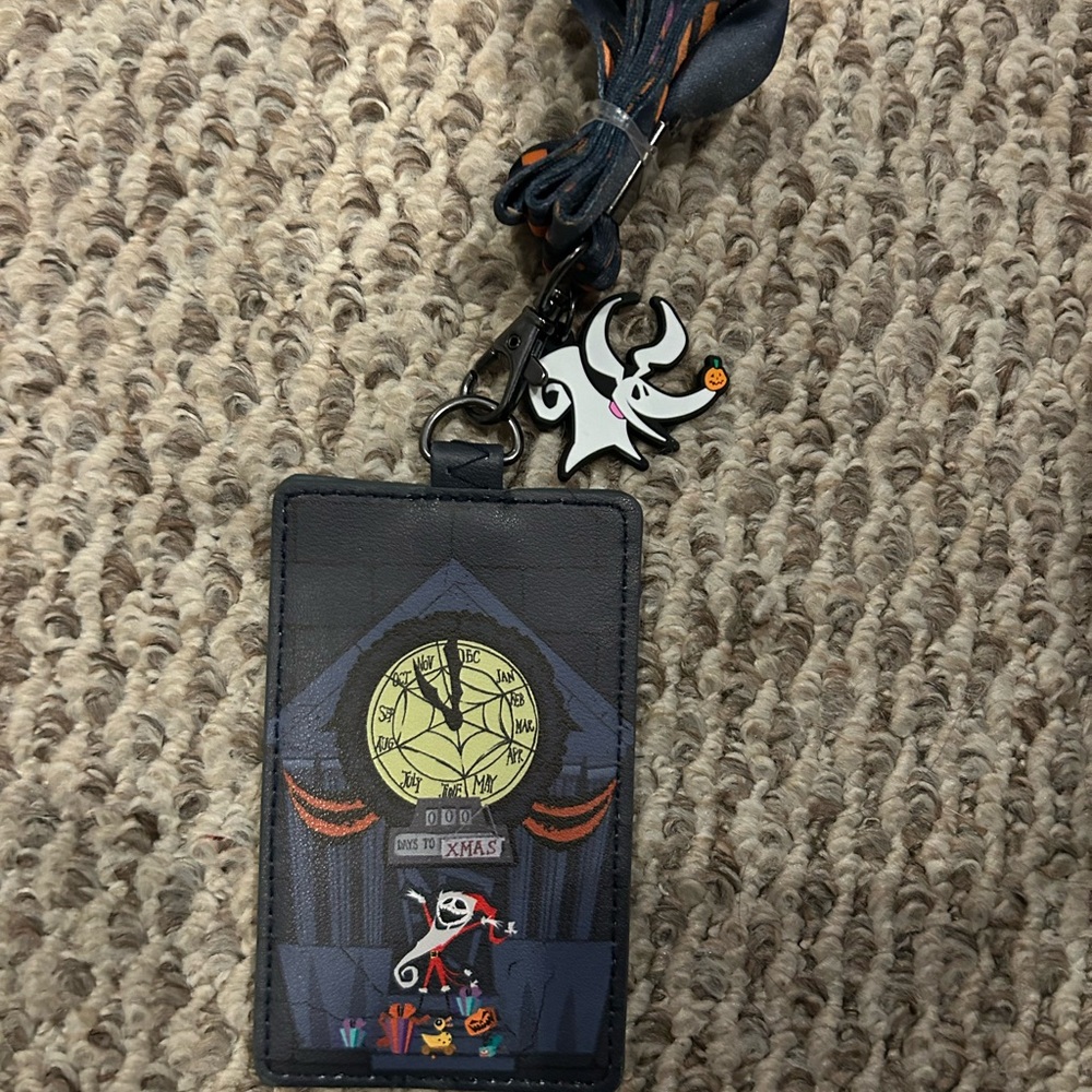 Nightmare Before Christmas Lanyard and ID Holder